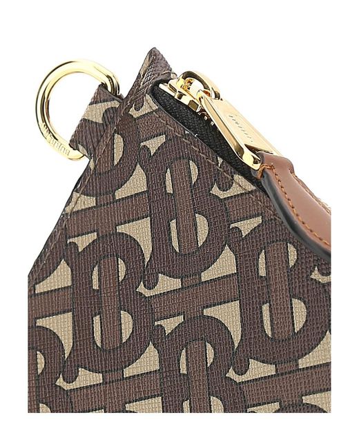Burberry Gray Monogram-Print Wallet for men