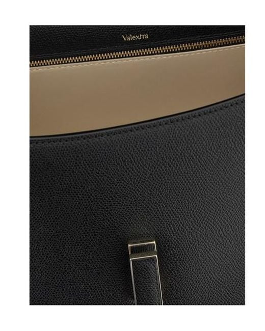 Valextra Black Iside Large Handbag