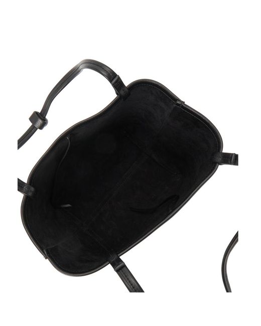 The Row Black Double-Handle Handbag