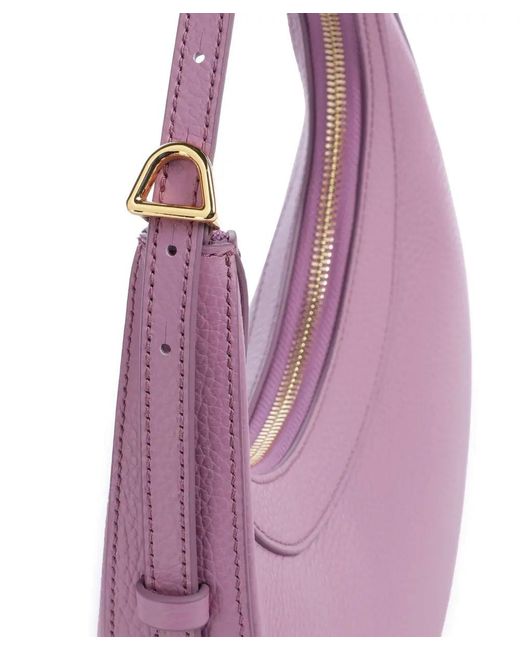 Coccinelle Purple Mini Whisper Shoulder Bag