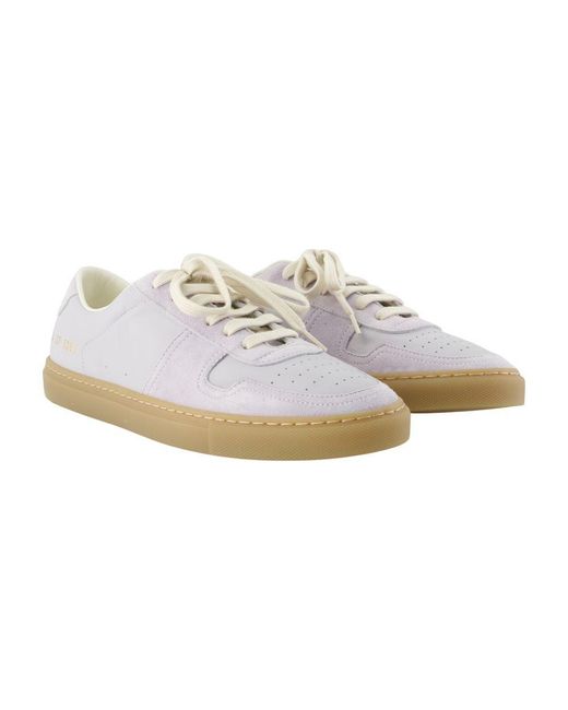 Common Projects White Bball Duo Low-Top Sneakers
