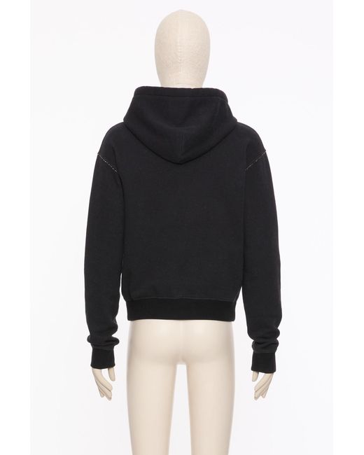 Valentino Black Chez Drawstring Hoodie for men
