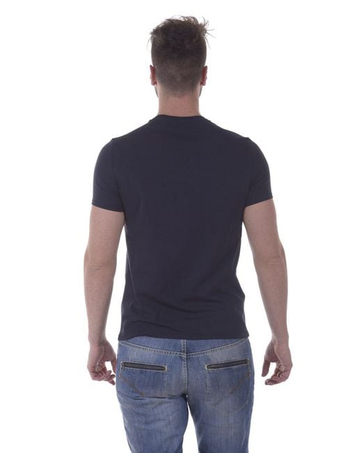 Armani Jeans Blue Logo T-Shirt for men