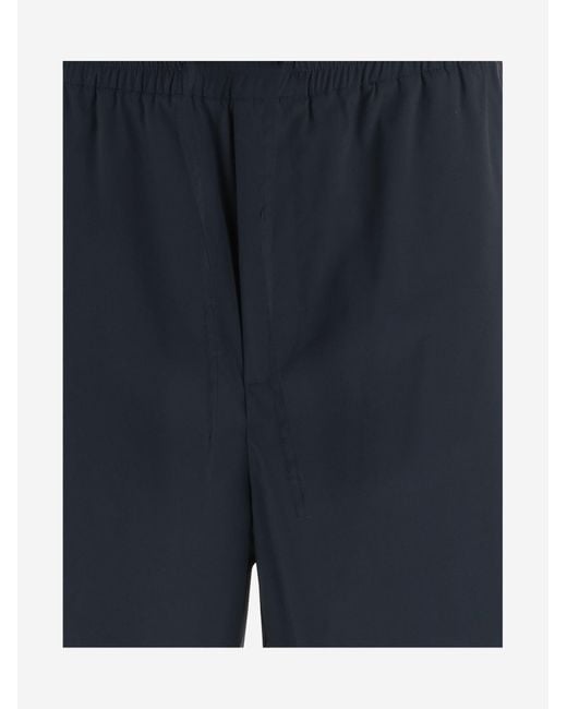DARKPARK Blue Drawstring Straight-Leg Shorts for men