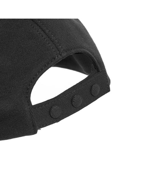 Burberry Black Monogram Embroidered Baseball Cap