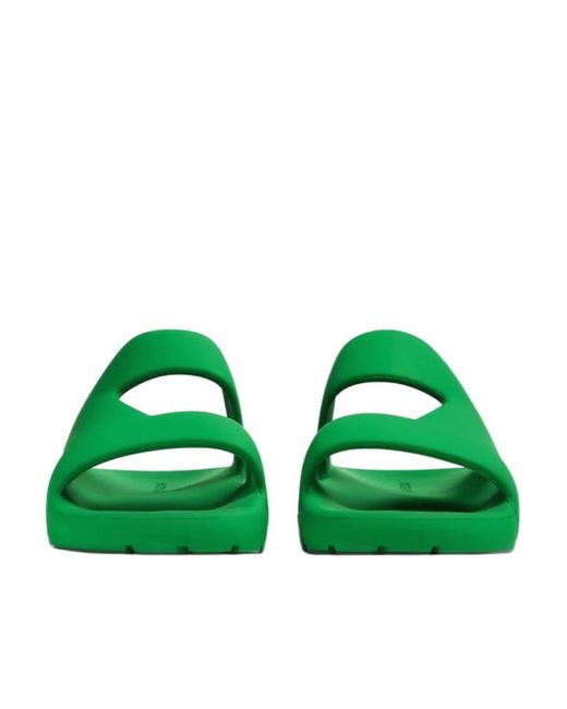 Bottega Veneta Green Band Cut-Out Slides for men
