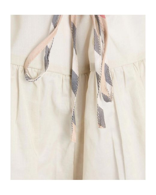 Burberry Natural Solid Shorts