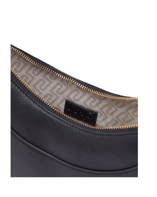 Liu Jo Blue Zippered Shoulder Bag