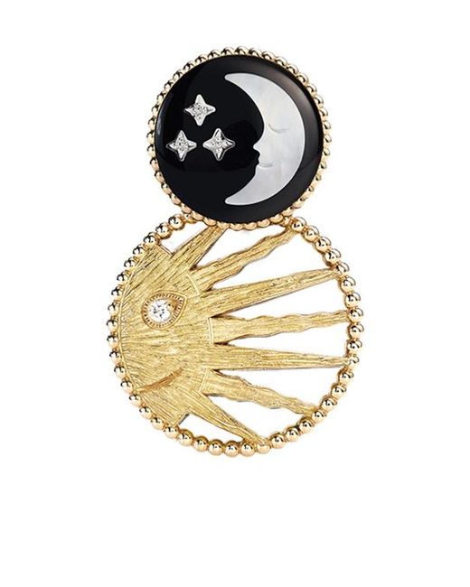 Dior Metallic Rose Céleste Single Earring