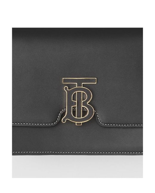 Burberry Black Small Tb Monogram Bag
