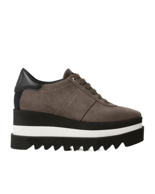 Stella McCartney Brown Elyse Platform Derby Shoes