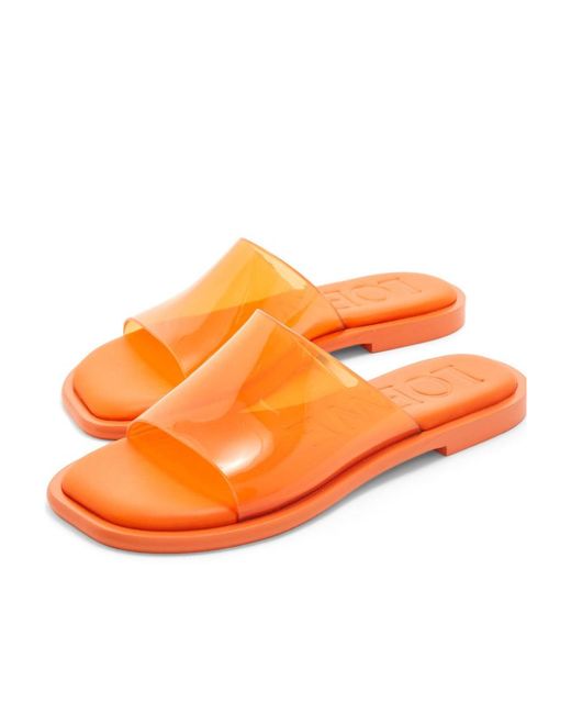 Loewe Orange Petal Slide
