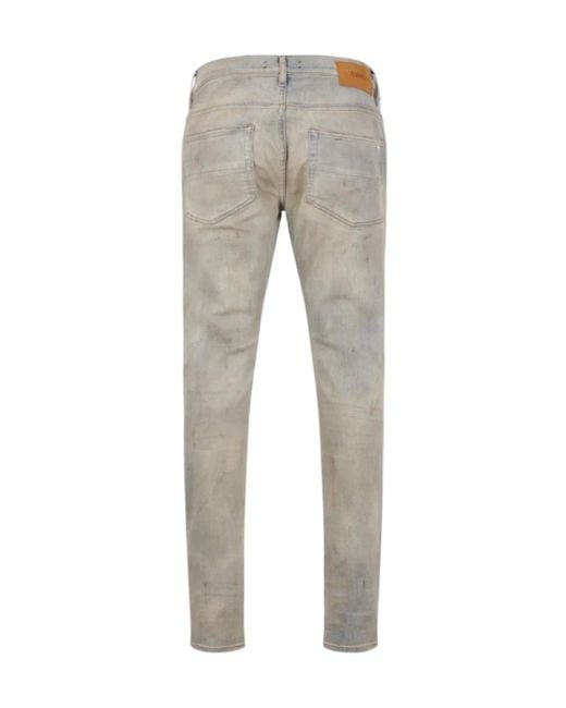 Amiri Gray Mx1 Skinny Distressed Jeans for men