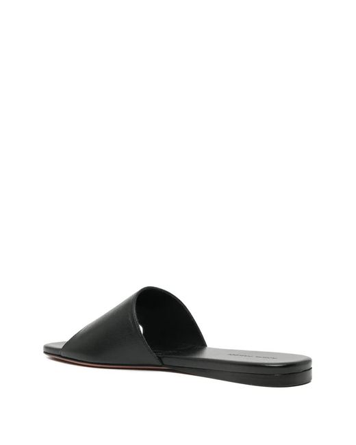 AMINA MUADDI Black Bianca Sandals