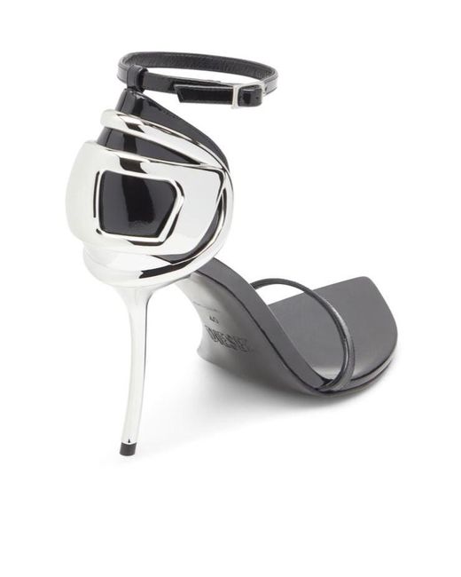 DIESEL Metallic D-Tenhalf Sandals