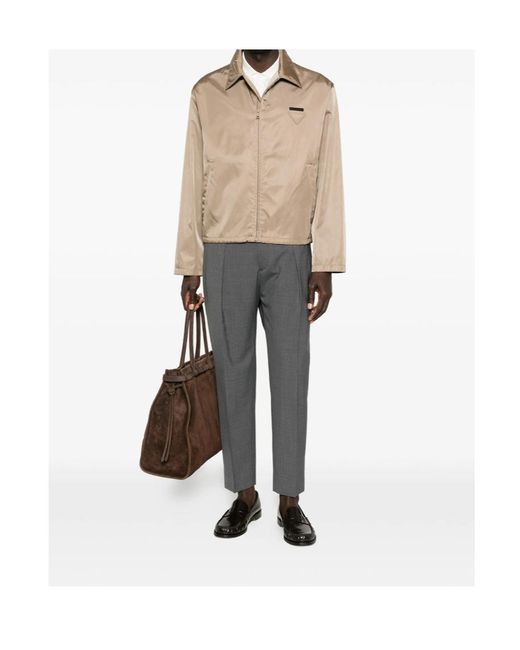 Prada Natural Neutrals Jackets for men