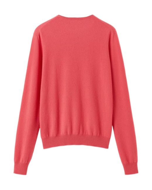 Loro Piana Red Sergio Crewneck Jumper