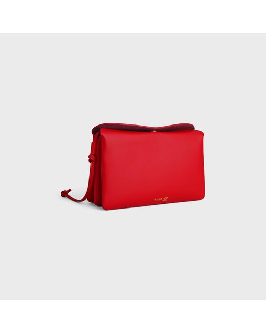 Céline Red Trio Flap