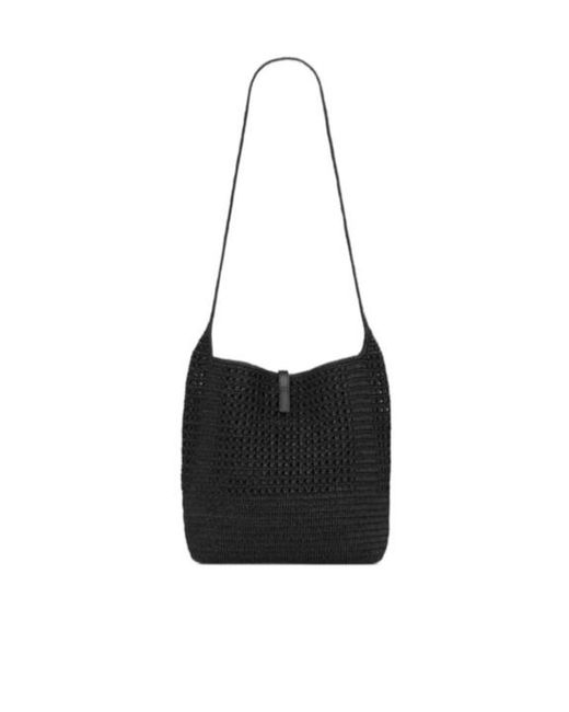 Saint Laurent Black Le 5 À 7 Medium Shoulder Bag for men