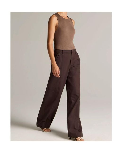 Vince Multicolor Mid-Rise Spliced Casual Pants