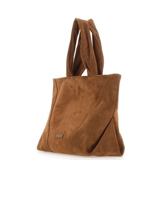 Gianni Chiarini Brown Suria Suede Shoulder Bag