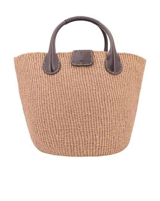 Chloé Multicolor Chloé X Eres Palma Large Basket Bag