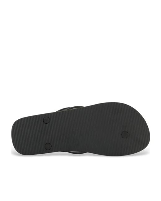 ARMANI EXCHANGE Multicolor Round Toe Flip Flops for men