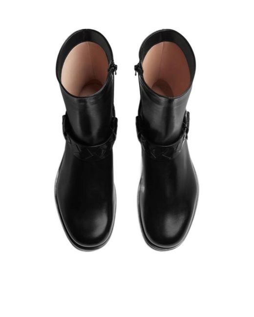 Bottega Veneta Black Achille Boot for men