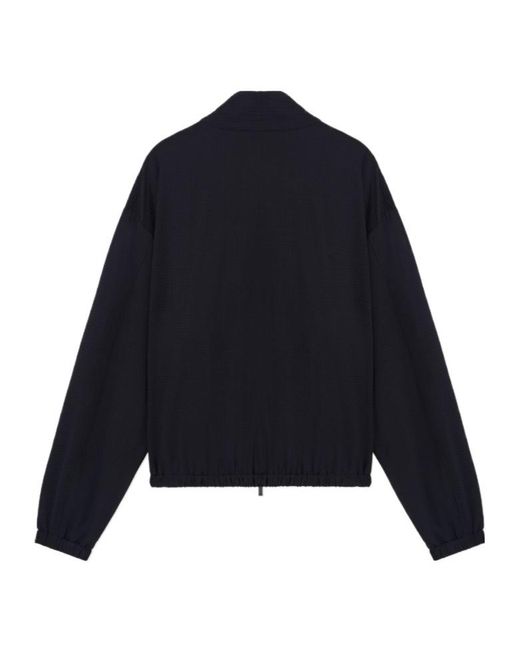 Emporio Armani Blue Full-Zip Casual Jacket for men