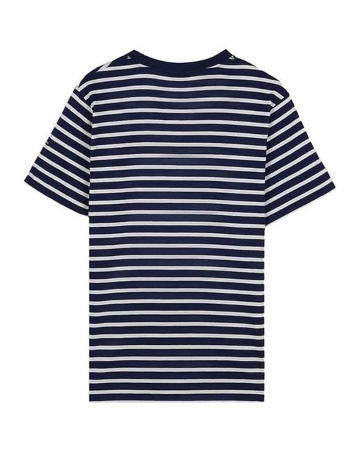 Saint James Blue Short-Sleeve T-Shirt for men