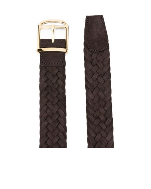 Brioni White Buckle Belt for men