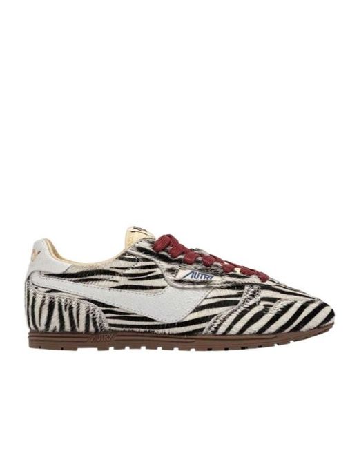 Autry Multicolor Windspin Lace-Up Sneakers