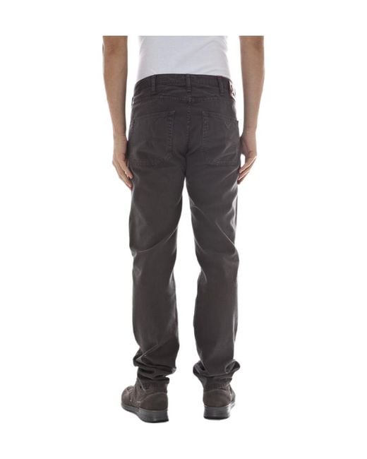 Armani Jeans Black Cotton Jeans for men
