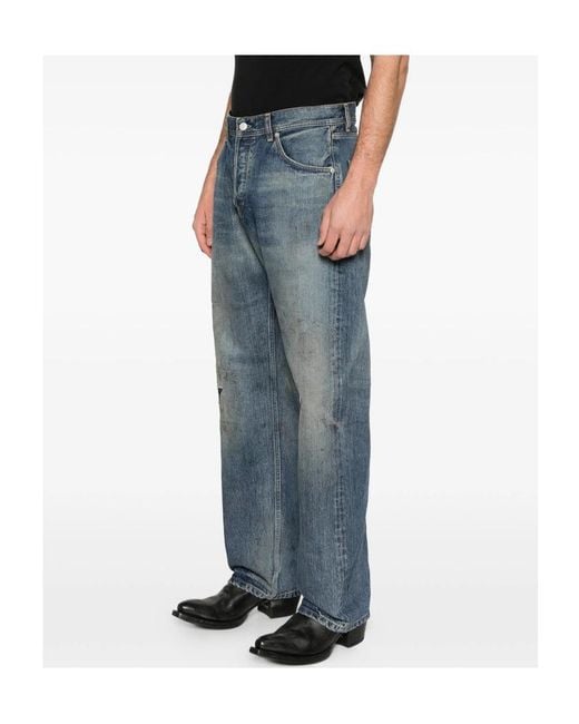 Enfants Riches Deprimes Blue Enfants Riches Déprimés Distressed Straight-Leg Jeans for men