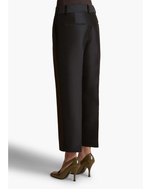 Khaite Black Cam Tailored Pants