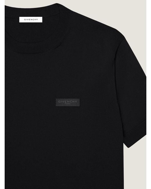 Givenchy Black Couture Seam T-Shirt for men