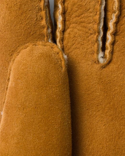 Prada Metallic Suede Sheepskin Gloves