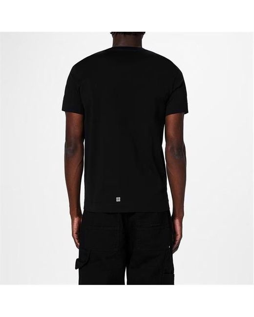 Givenchy Black Logo Crew Neck T-Shirt for men