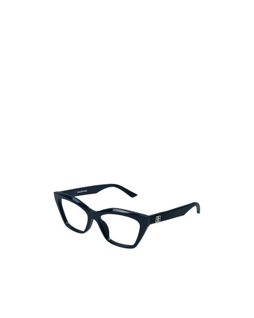 Balenciaga White Eyewear Cat-Eye Frame Glasses
