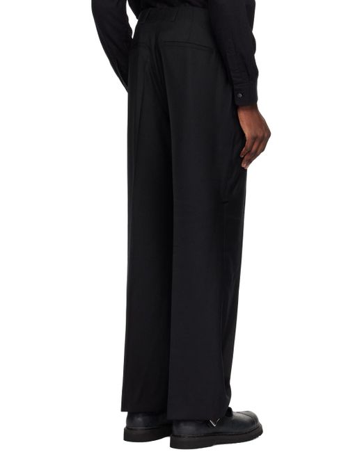 Our Legacy Black Pleated Pants for men