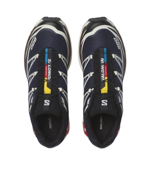Salomon Lab Blue Salomon Xt-6 Lace-Up Sneakers for men