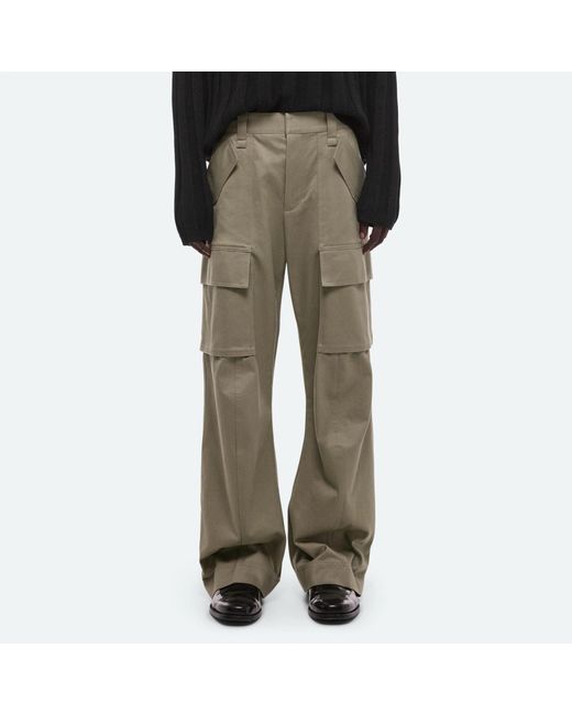 Helmut Lang Gray Khaki Work Pants for men