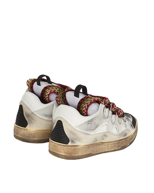 Lanvin Natural Curb Sneakers for men
