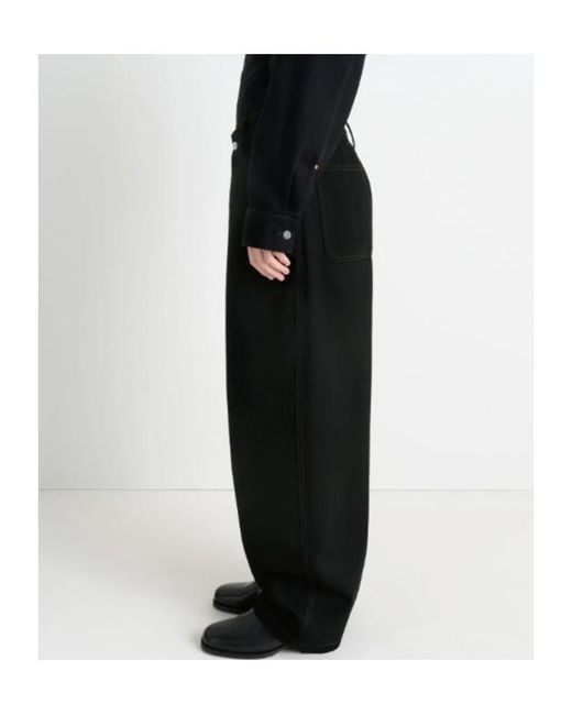 Lemaire Black Jeans With Belt Loops for men