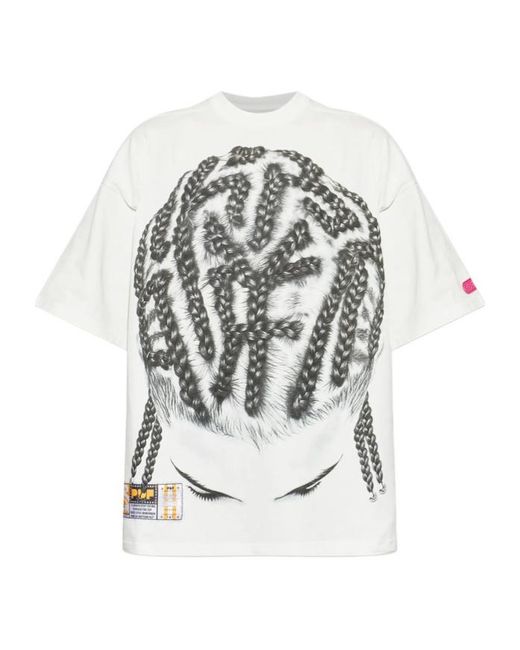 PDF CHANNEL White Printed T-Shirt for men