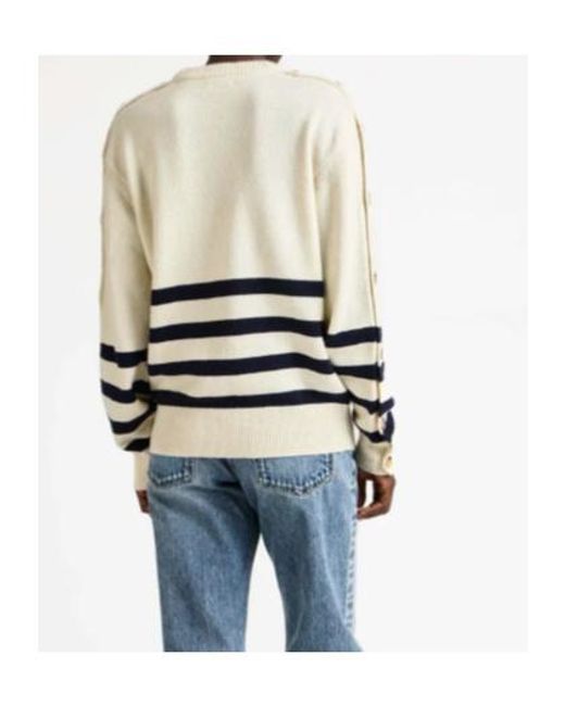 J.W. Anderson Natural Jw Anderson Buttoned Sleeve Breton Jumper