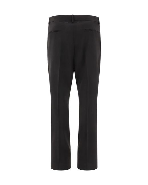 Valentino Black High Waist Tailored Trousers for men