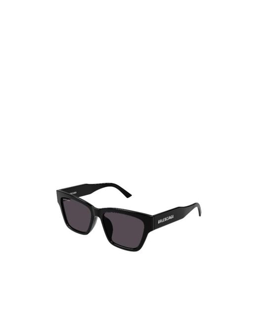 Balenciaga Black Eyewear Rectangular Frame Sunglasses