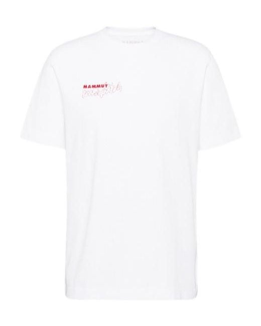 Mammut White Base T-Shirt Multi-Pitch for men