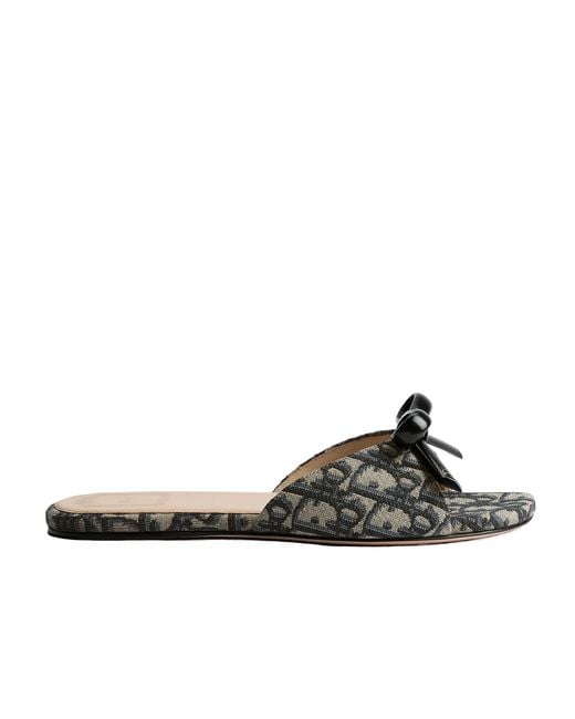 Dior Brown Bow Slide